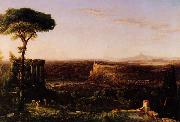 Thomas Cole Italian Scene, Composition oil painting